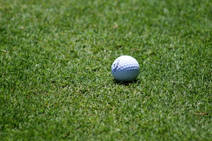 golf ball on the fairway