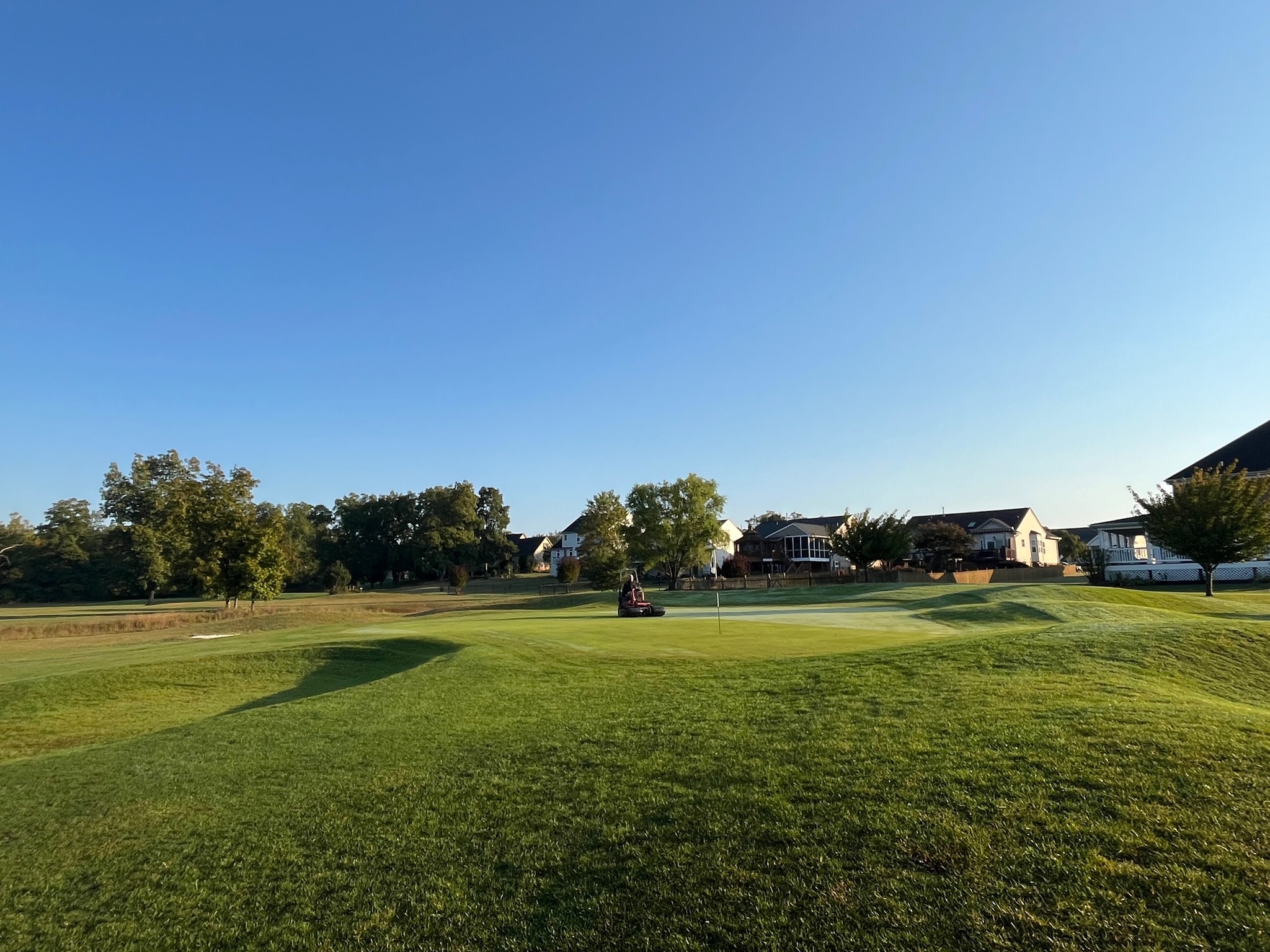 Golf course green