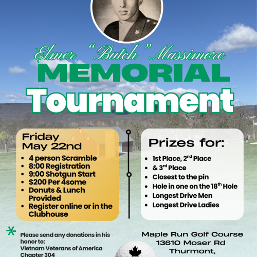 Green and Yellow Modern Green Charity Golf Tournament Flyer 2