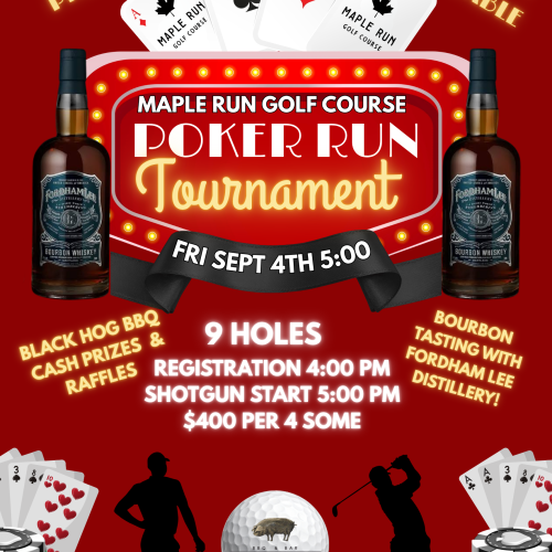 Red Modern Casino Night Poster